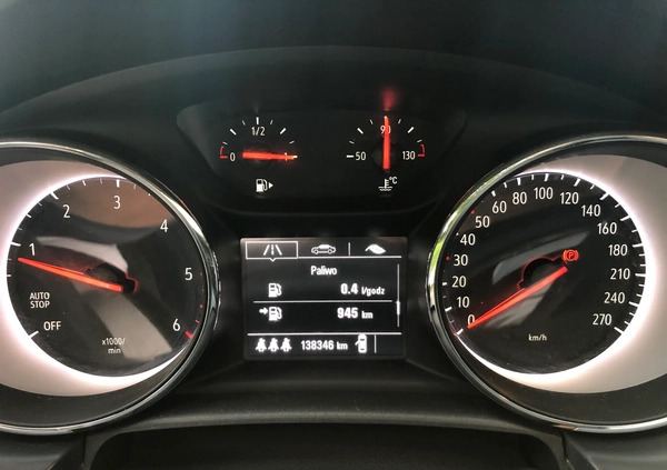 Opel Astra cena 45000 przebieg: 145000, rok produkcji 2018 z Jawor małe 497